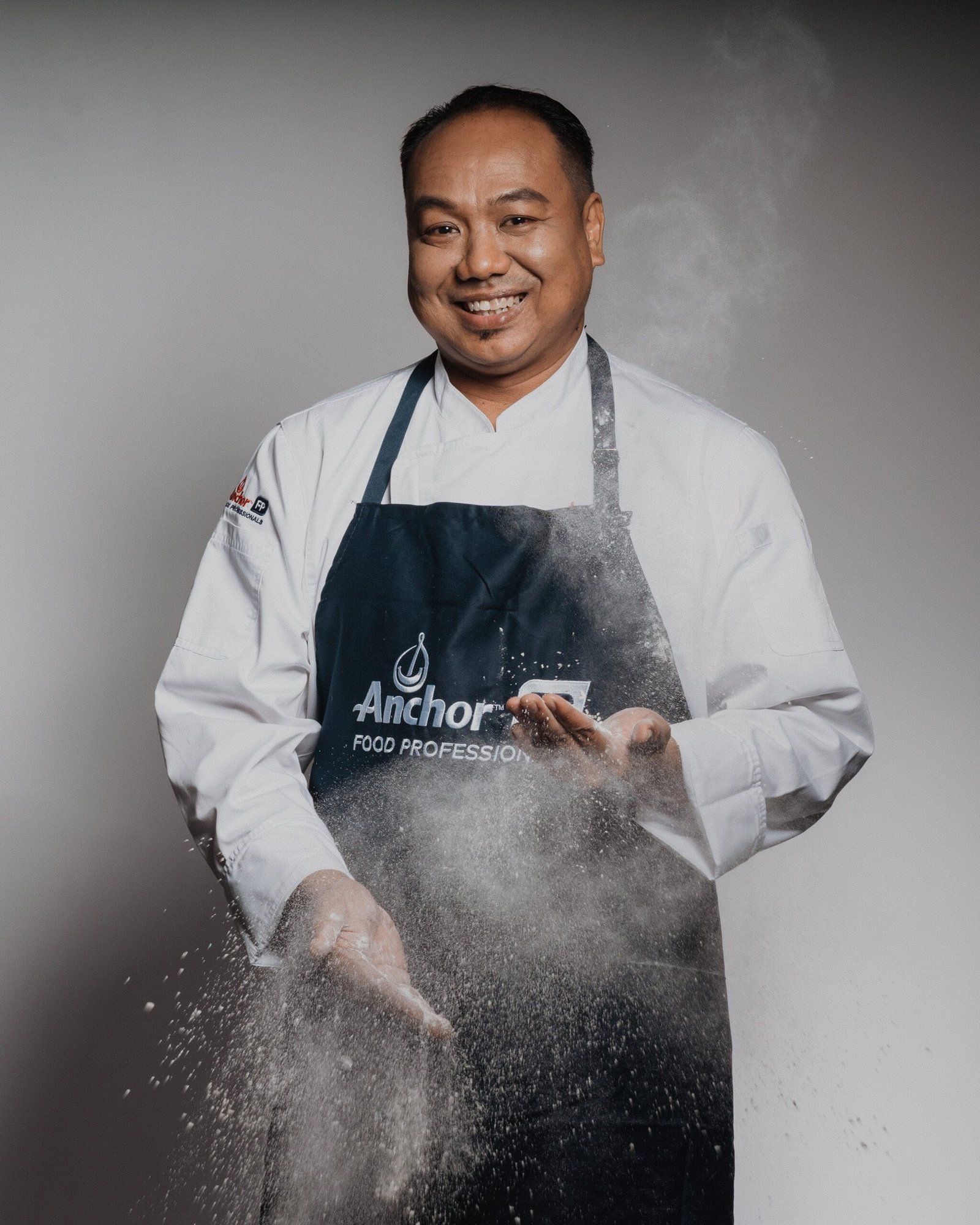 Portrait of a chef photographed on location in the kitchen
